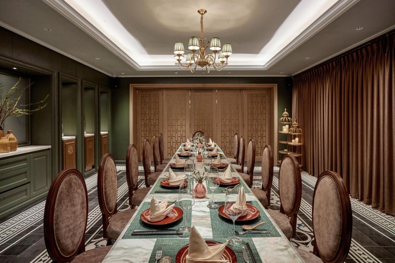 Peridot Grand Luxury Boutique Hotel هانوي المظهر الخارجي الصورة The dining room